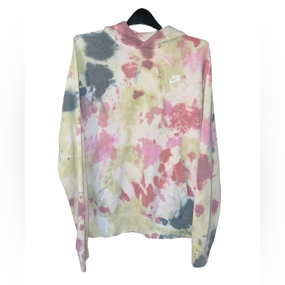 Nike Multicolor Tie-Dye Sweatshirt Hoodie Medium
